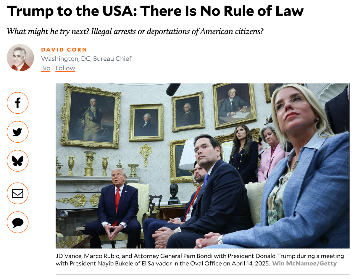 "There Is No Rule of Law"